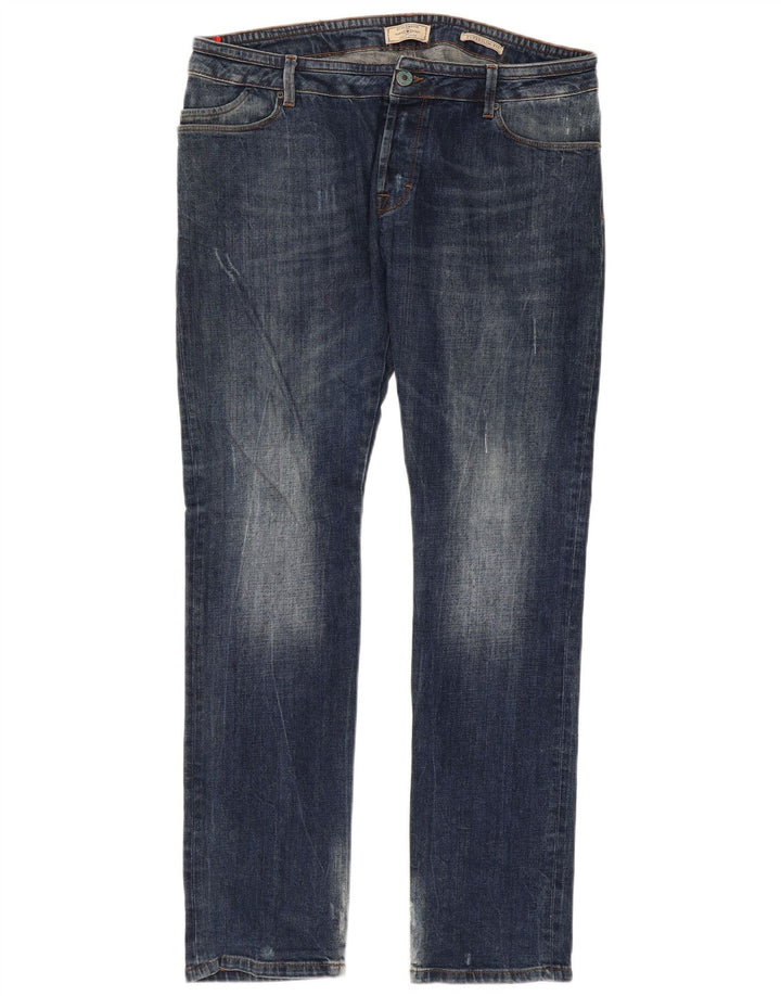 Zu Elements Herre Super Slim Jeans W36 L34 Blå Bomuld