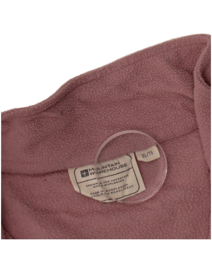MOUNTAIN WAREHOUSE Fleecetrøje med lynlås til kvinder UK 18 XL Pink