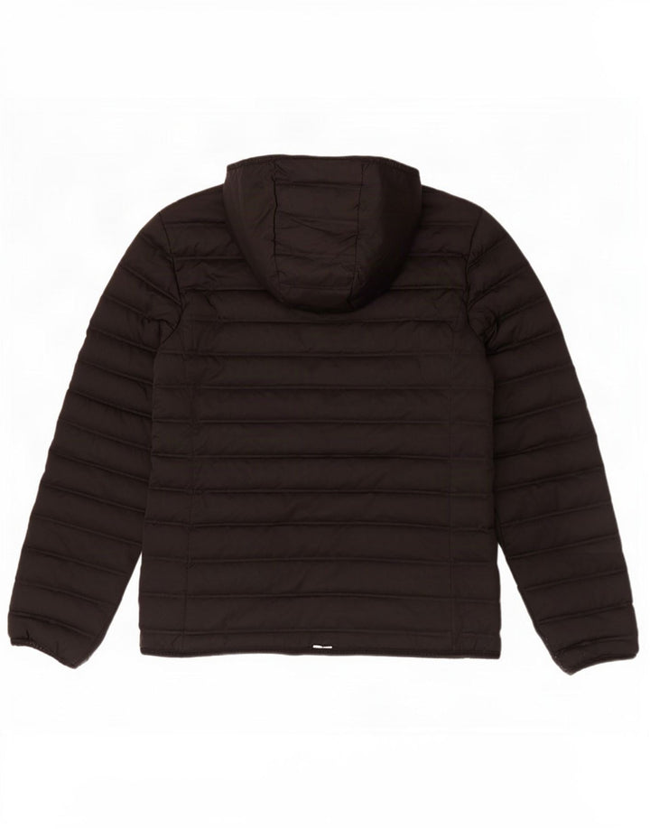 Superdry Polstret hættejakke til kvinder UK 12 Medium Sort Polyester