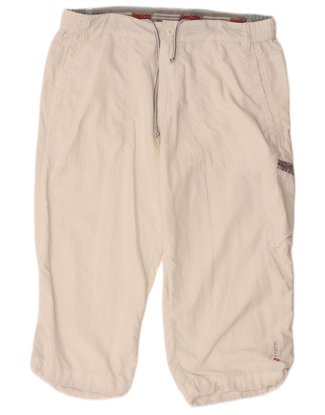 Invicta Herre Cargo Bermuda Shorts Large W34 Hvid Polyamid