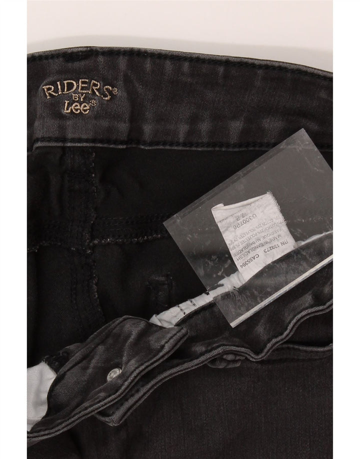 LEE Womens Riders Straight Jeans US 12 Large W32 L25 Grey Cotton Vintage Lee and Second-Hand Lee from Messina Hembry 