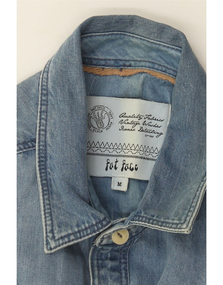 Fat Face Herre Denim Shirt Medium Blue
