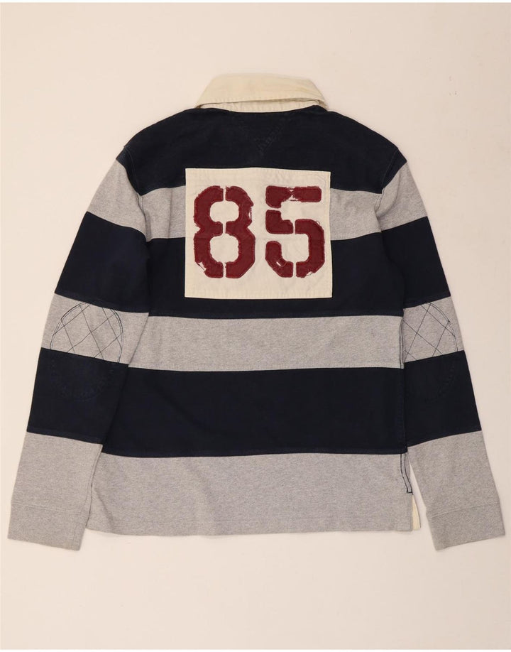 TOMMY HILFIGER Grafisk rugby poloshirt til mænd Stor marineblå stribet