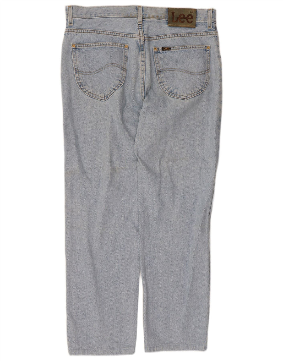Lee Dame Straight Jeans W34 L26 Blå Bomuld