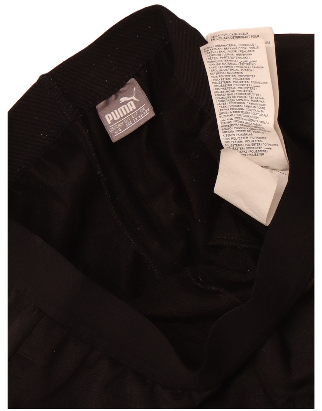 Puma Drenge Træningsbukser 11-12 år Sort Polyester