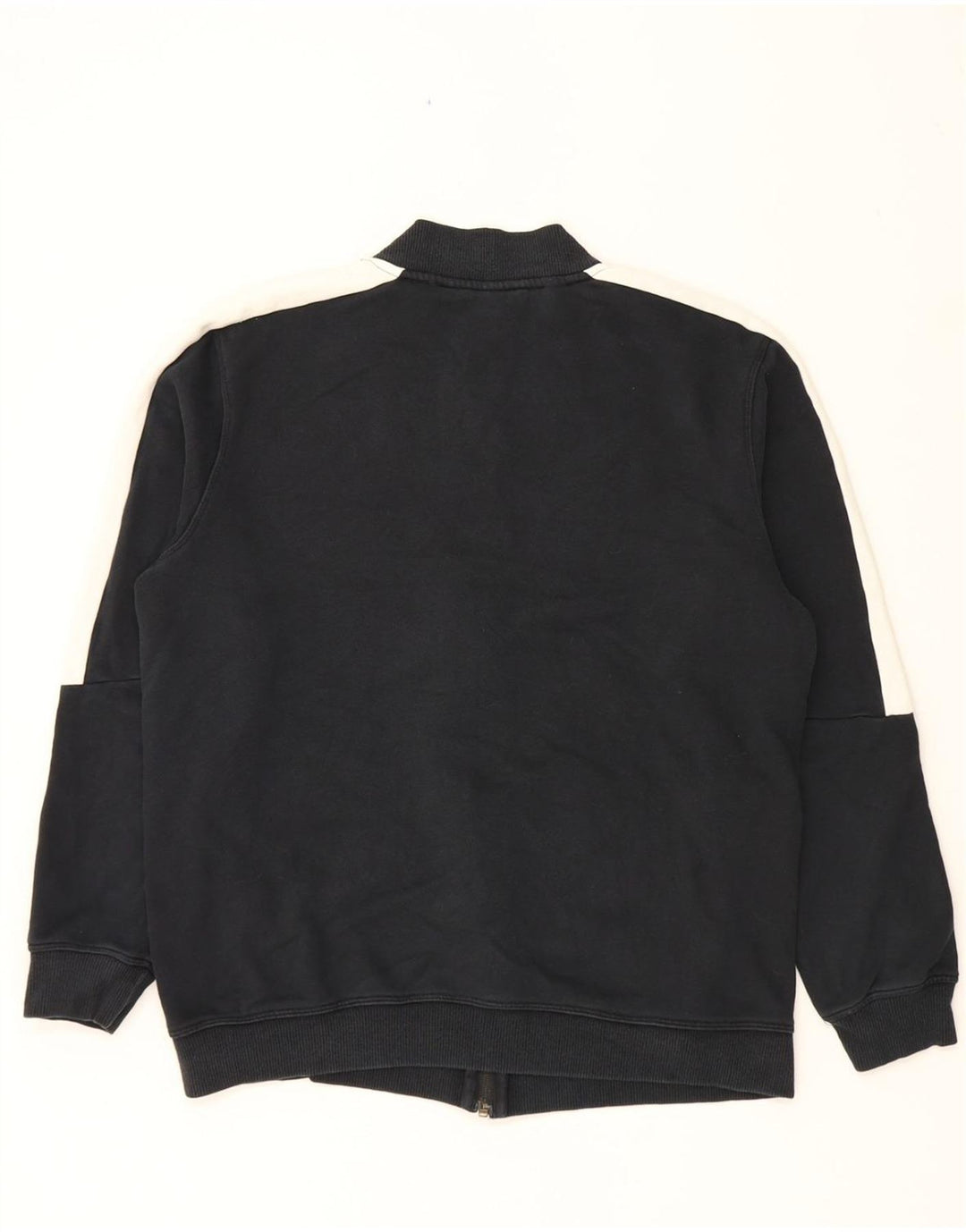 PUMA Womens Tracksuit Top Jacket UK 14 Medium Black Colourblock Cotton Vintage Puma and Second-Hand Puma from Messina Hembry 