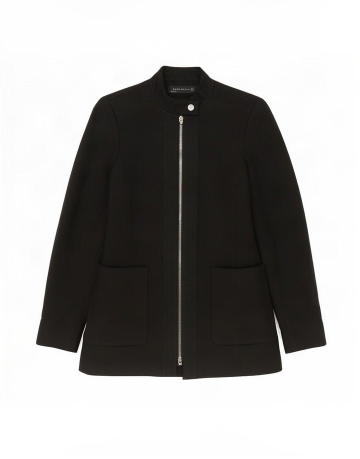 Zara Dame Overfrakke UK 6 XS Sort