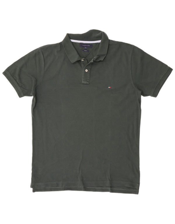 Tommy Hilfiger Herre Slim Fit Polo Shirt 2XL Grøn