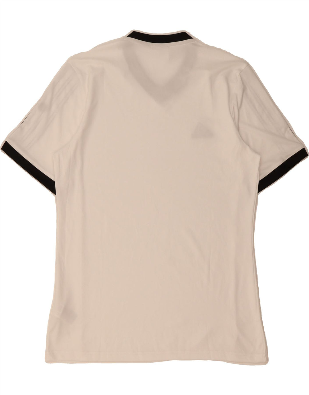 ADIDAS Mens Climalite T-Shirt Top Medium White Colourblock Polyester Vintage Adidas and Second-Hand Adidas from Messina Hembry 