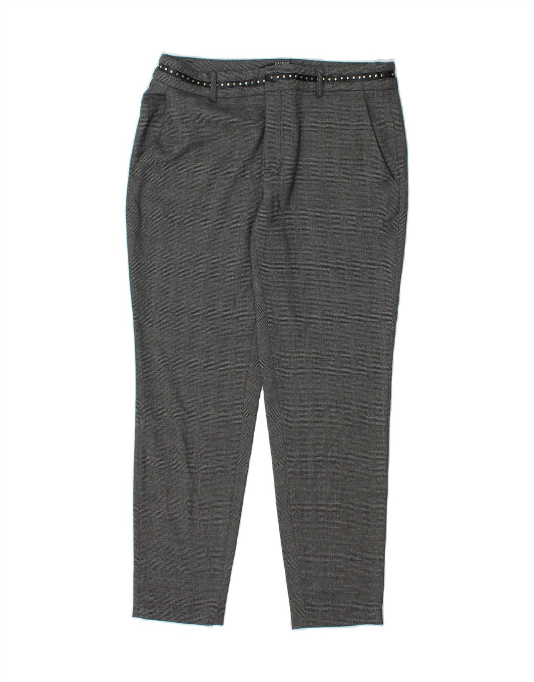GUESS Womens Slim Chino Trousers W30 L29 Grey Polyester Vintage Guess and Second-Hand Guess from Messina Hembry 