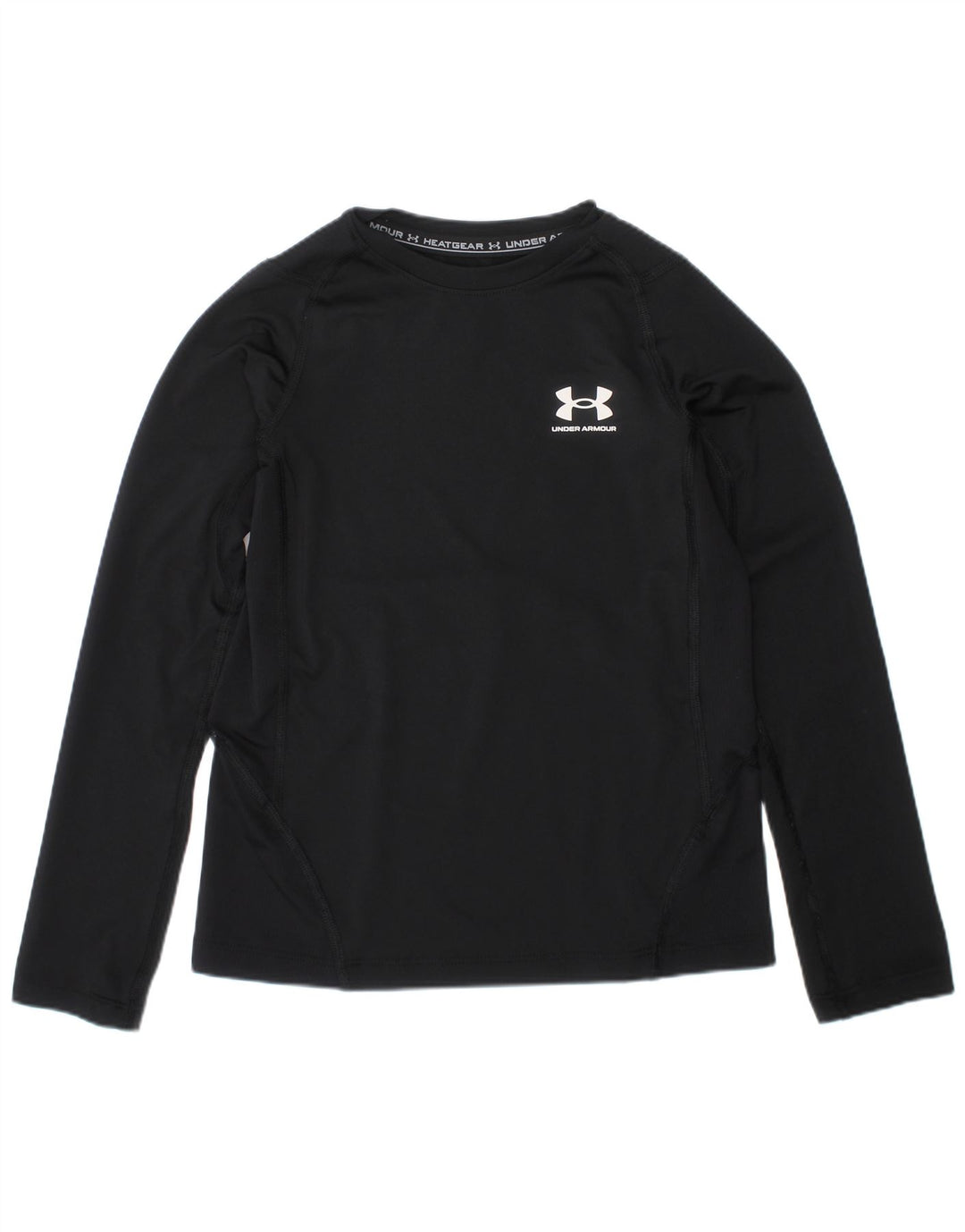 Under Armour Boys Top Langærmet 6-7 År Lille Sort