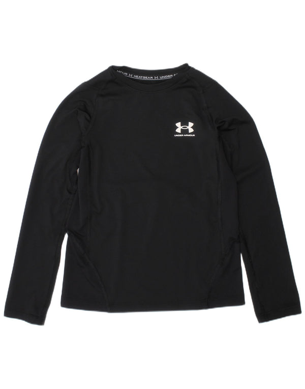 Under Armour Boys Top Langærmet 6-7 År Lille Sort