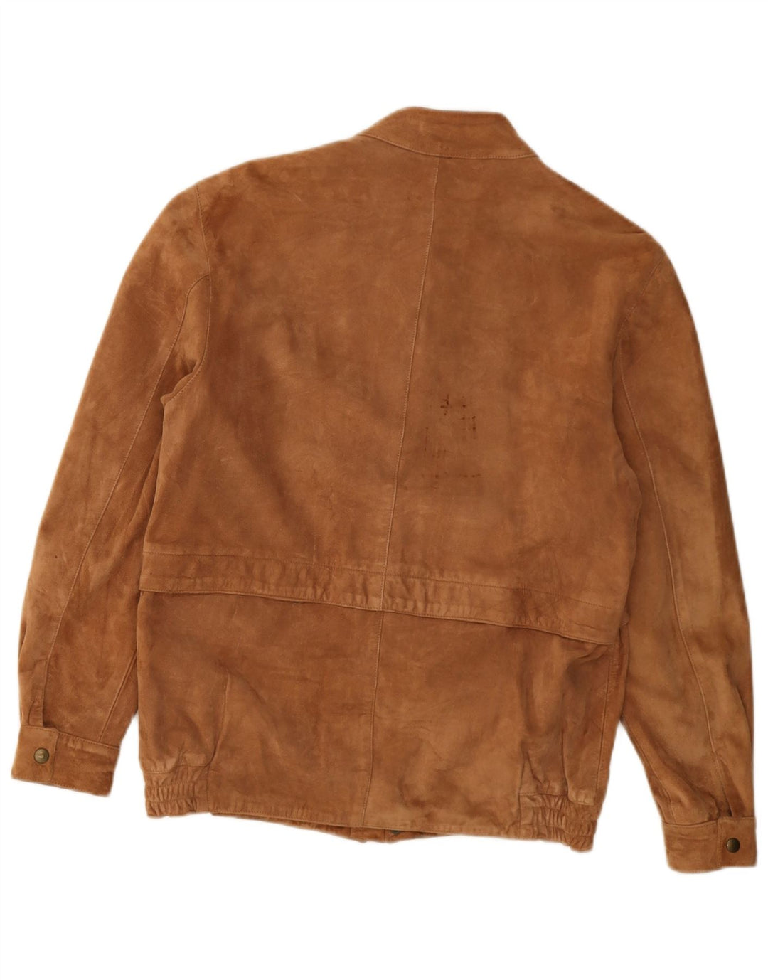 Vintage dame ruskindsjakke IT 48 XL beige læder