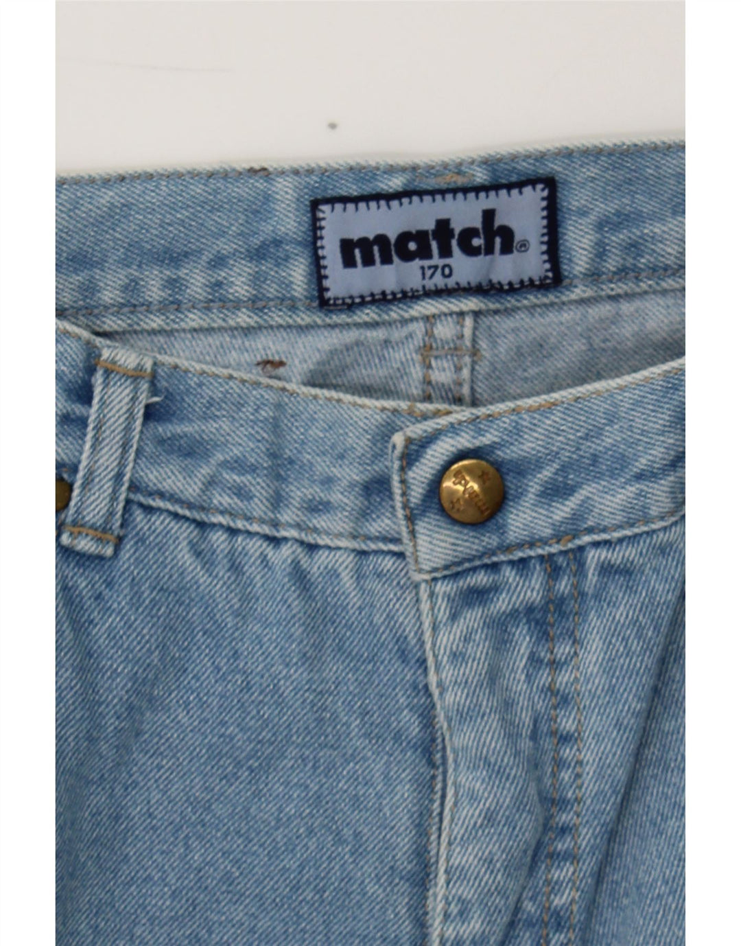MATCH Womens Tapered Jeans W26 L31 Blue Cotton Vintage Match and Second-Hand Match from Messina Hembry 