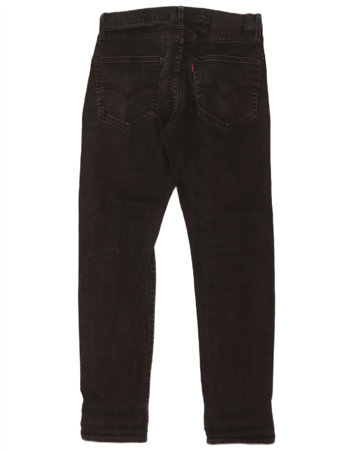 Levi's Herre 502 Straight Jeans W30 L32 Sort Bomuld