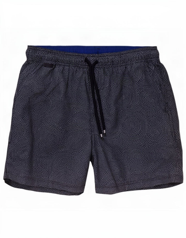 Marks & Spencer Badeshorts til mænd Små marineblå geometrisk polyester