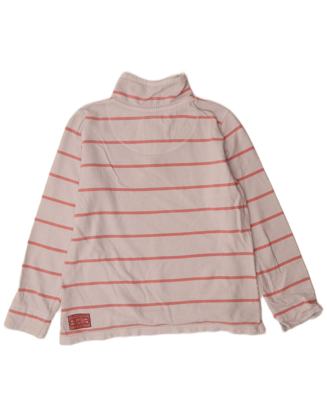 CREW CLTHING Sweatshirt med lynlås til kvinder DK 12 Mellem hvid stribet