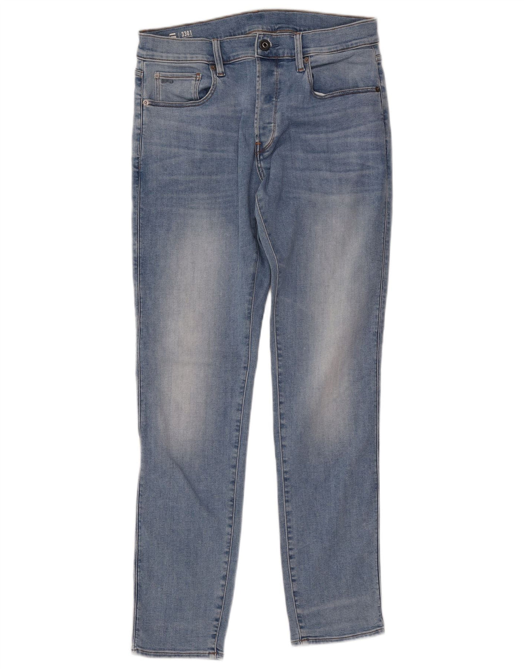 G-STAR Herre 3301 Slim Jeans W31 L32 Blå Bomuld