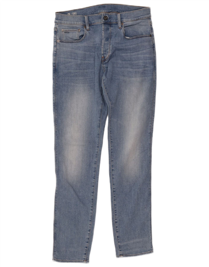 G-STAR Herre 3301 Slim Jeans W31 L32 Blå Bomuld