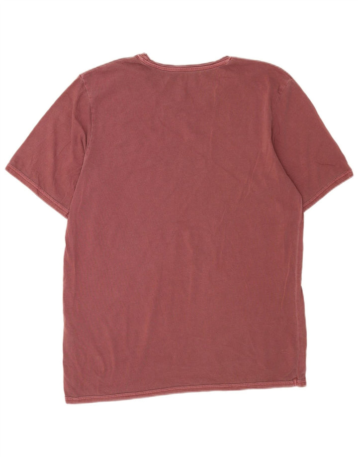Jack & Jones Herre T-shirt Top Medium rødbrun bomuld