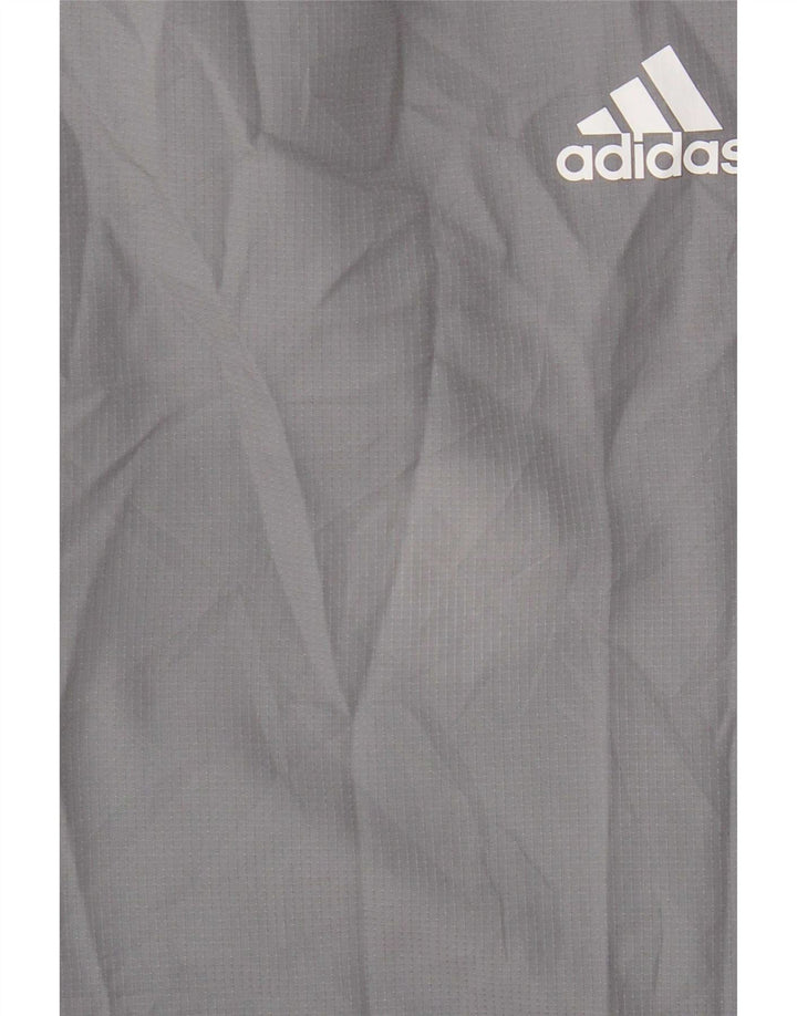 Adidas Graphic Tracksuit Bukser UK 12/14 Medium Grey Polyester