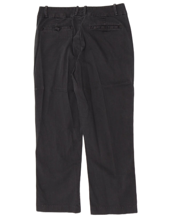 Lee Dame Højtalje Casual Bukser US 12 Large W30 L26 Black Cotton