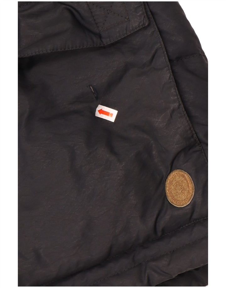 Trussardi Herre Loose Fit Polstret Jakke IT 44 XS Sort Polyester