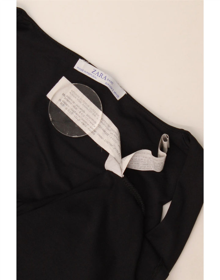 Zara Damevest Top UK 8 Lille Sort Polyamid