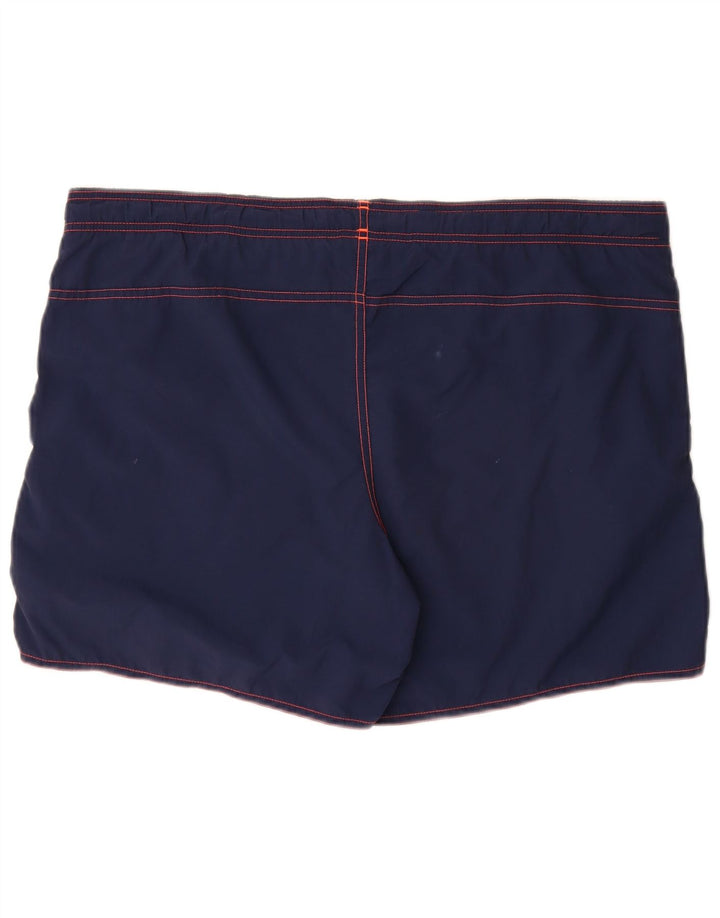 Adidas Badeshorts til mænd mellem marineblå nylon
