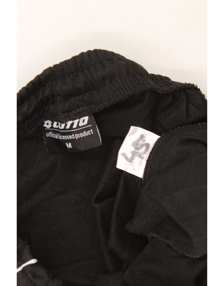 LOTTO Mens Tracksuit Trousers Joggers Medium  Black Polyester Vintage Lotto and Second-Hand Lotto from Messina Hembry 