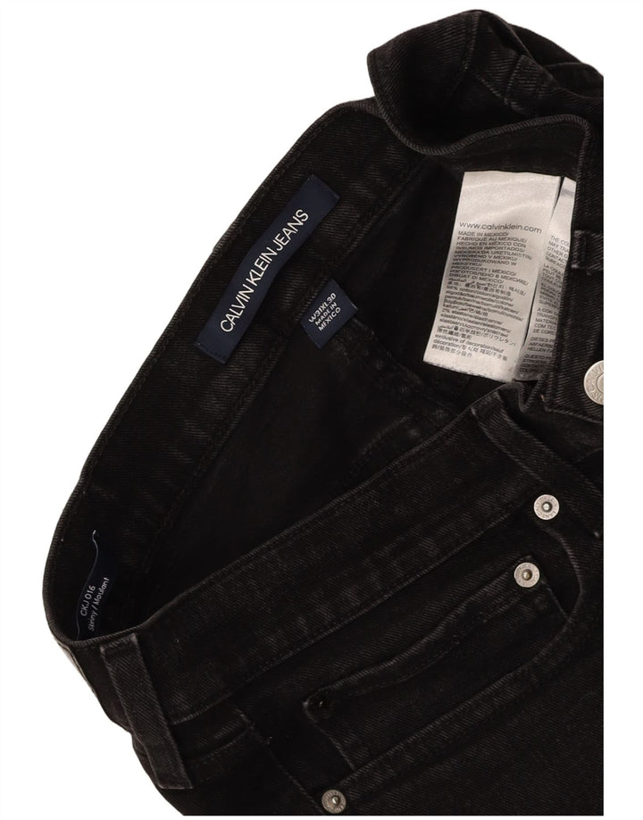 CALVIN KLEIN Herre Moulante Skinny Jeans W31 L30 Grå Bomuld