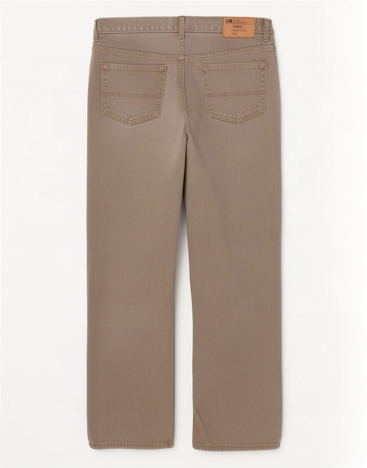 Marks & Spencer Herre Blue Harbor Straight Jeans W36 L29 Grå Bomuld
