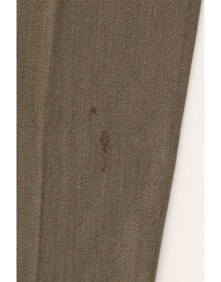 Marks & Spencer Herre Pegged Suit Trousers W32 L33 Khaki New Wool