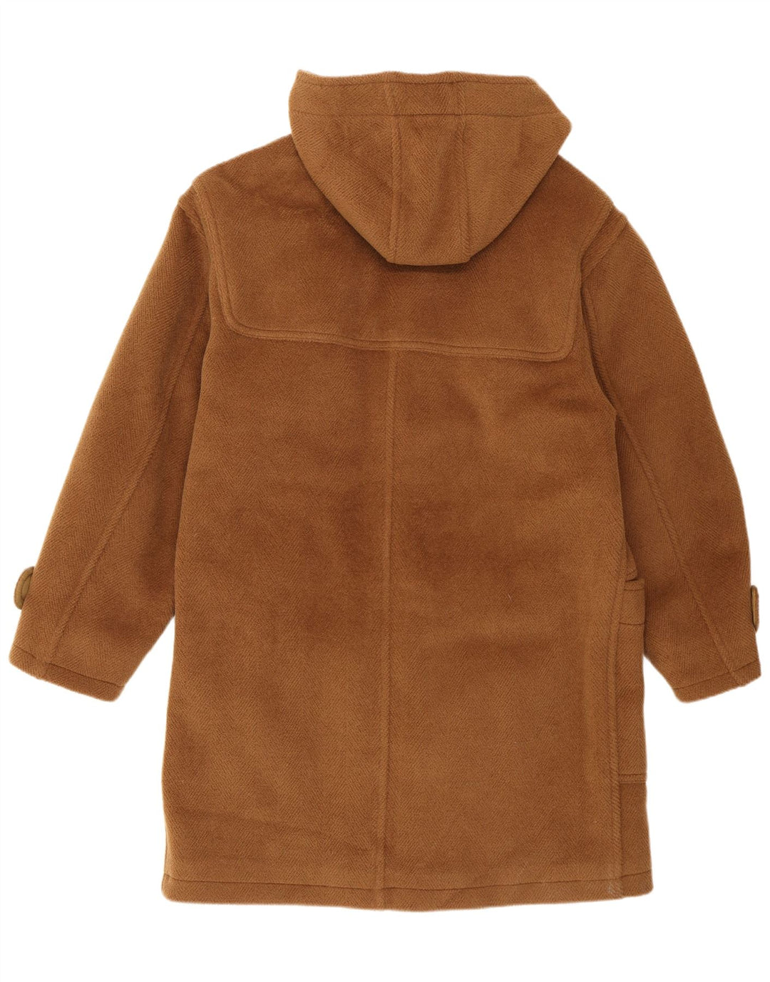Longhi Herre Hooded Duffel Coat IT 46 Small Beige Uld