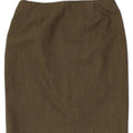VINTAGE Womens Straight Skirt EU 38 Medium W28 Brown | Vintage Vintage | Thrift | Second-Hand Vintage | Used Clothing | Messina Hembry 