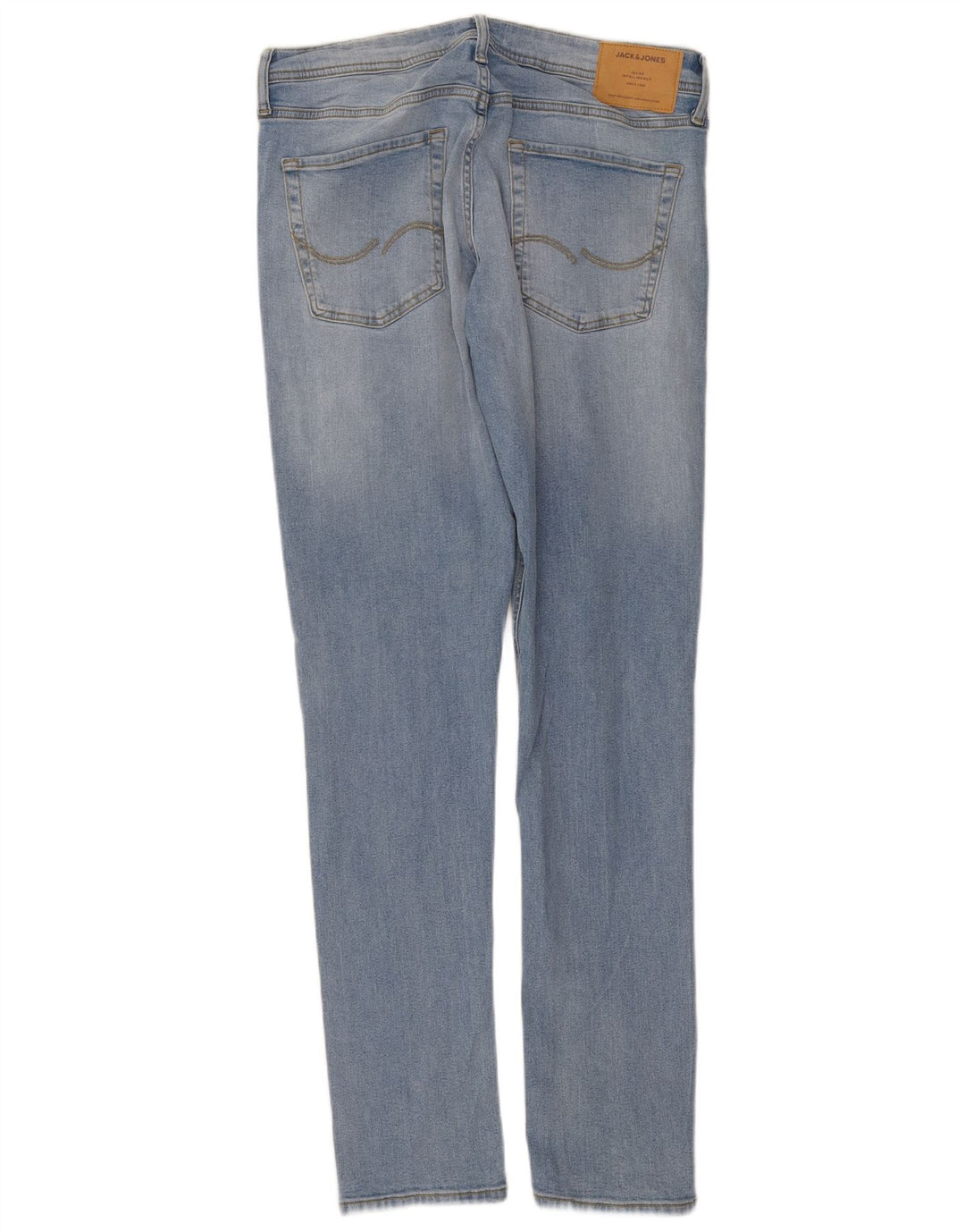 Jack & Jones Herre GLENN Slim Jeans W34 L34 Blå Bomuld