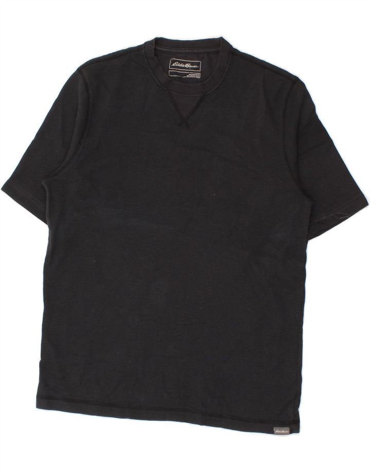 EDDIE BAUER Mens T-Shirt Top Medium Black Cotton Vintage Eddie Bauer and Second-Hand Eddie Bauer from Messina Hembry 