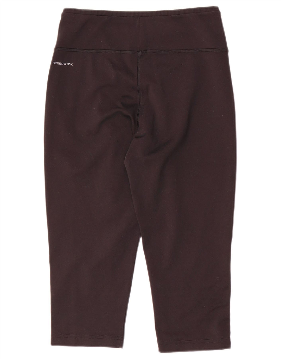 Reebok Dame Capri Leggings UK 8/10 Small Black Polyester