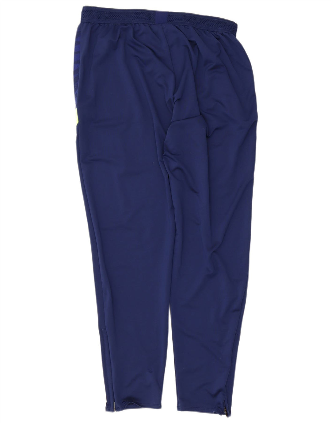 Nike Herre Dri Fit træningsdragt Bukser Large Navy Blue Colourblock Polyester