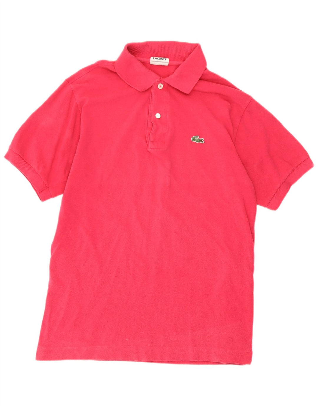 Lacoste herre poloskjorte str. 3 Lille pink bomuld