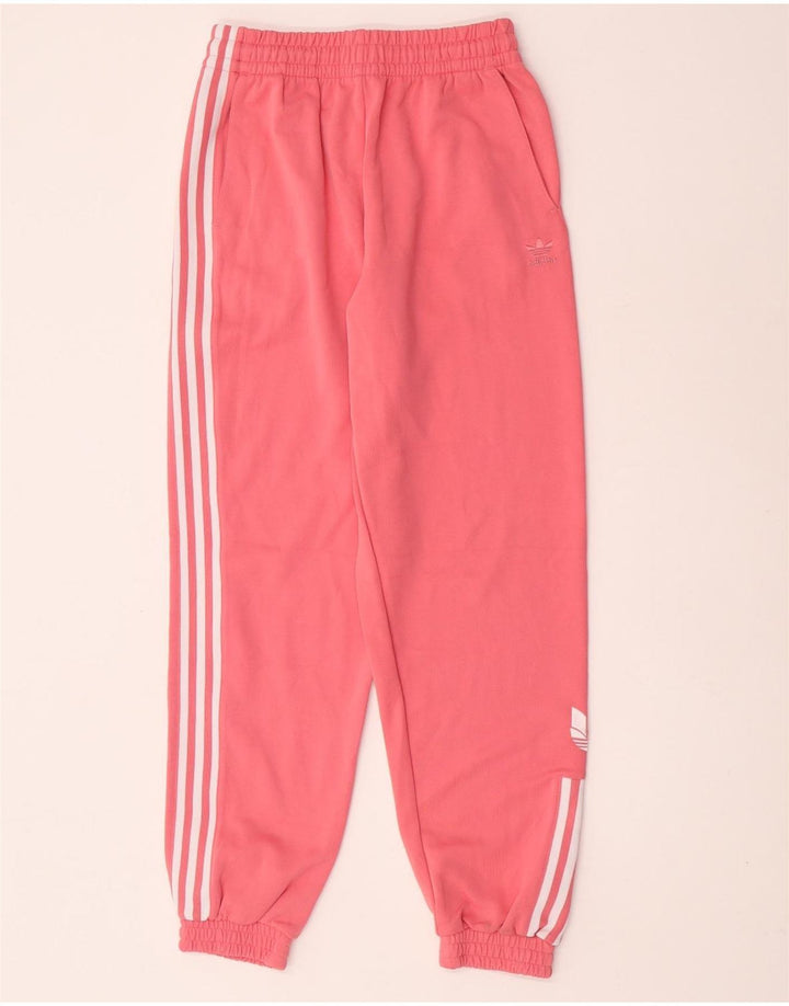 Adidas Dame træningsdragt Bukser Joggers UK 10 Small Pink Polyester