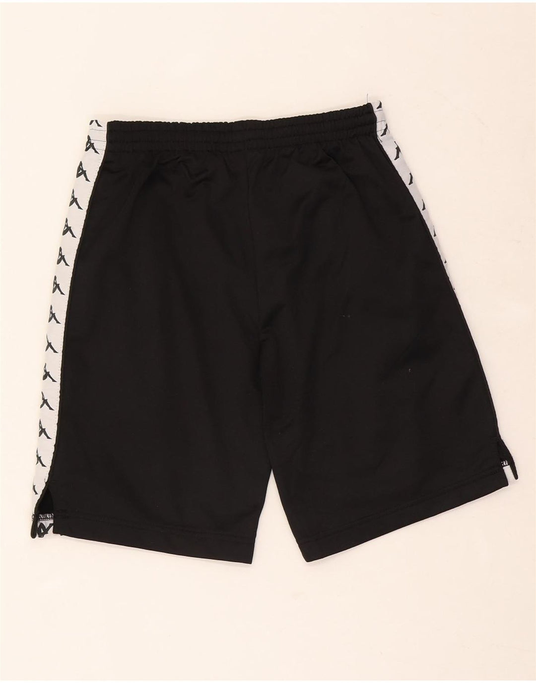 Kappa Boys Graphic Sports Shorts 9-10 år Sort Colourblock Polyester