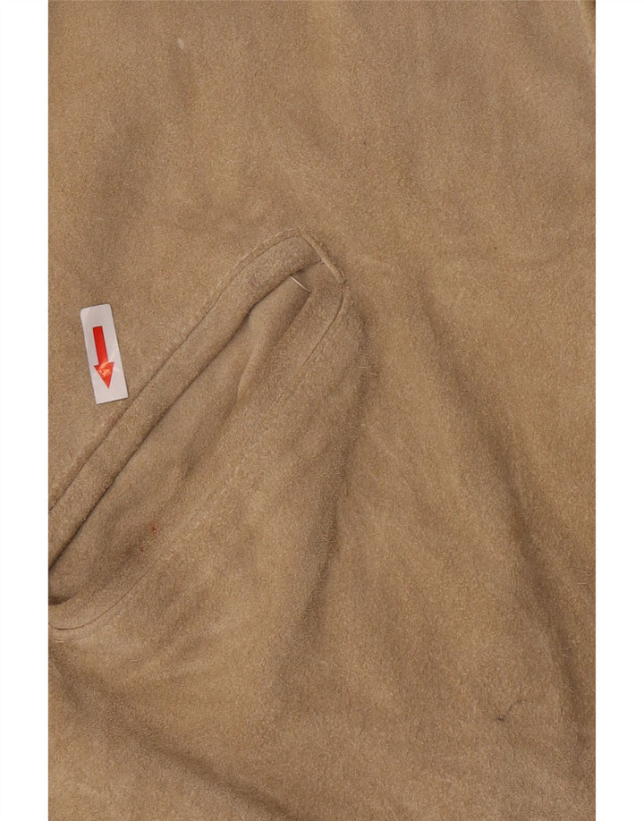 Vintage herre ruskindsjakke UK 40 Large Beige