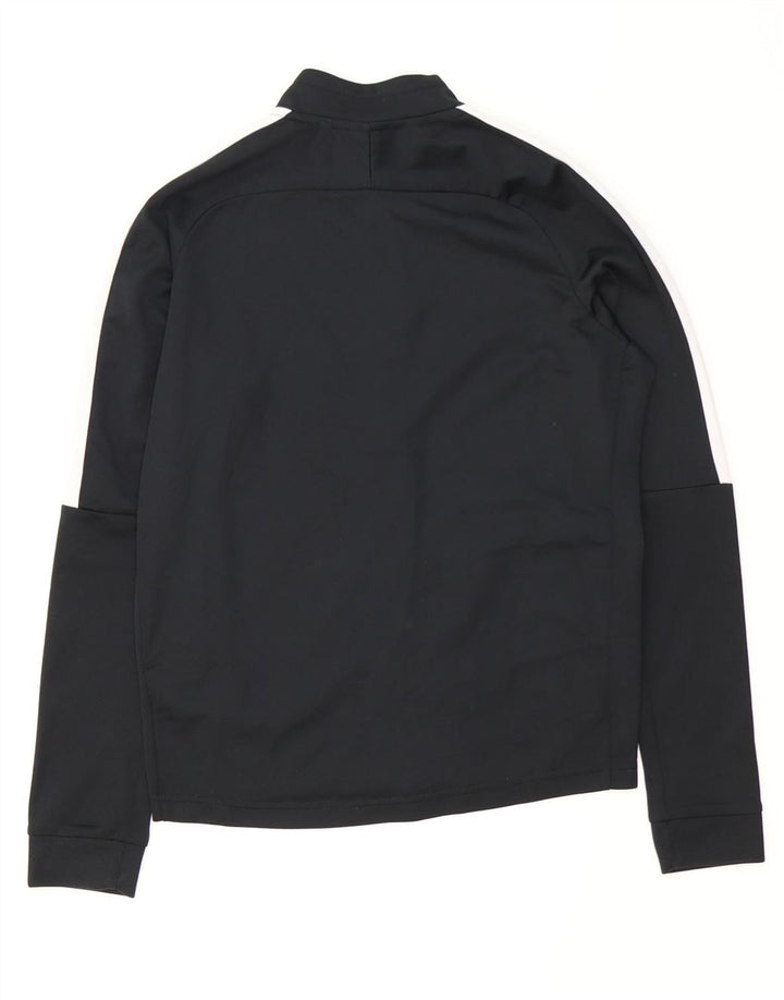 NIKE drenge Dri Fit træningsdragt topjakke 12-13 år stor sort farveblok