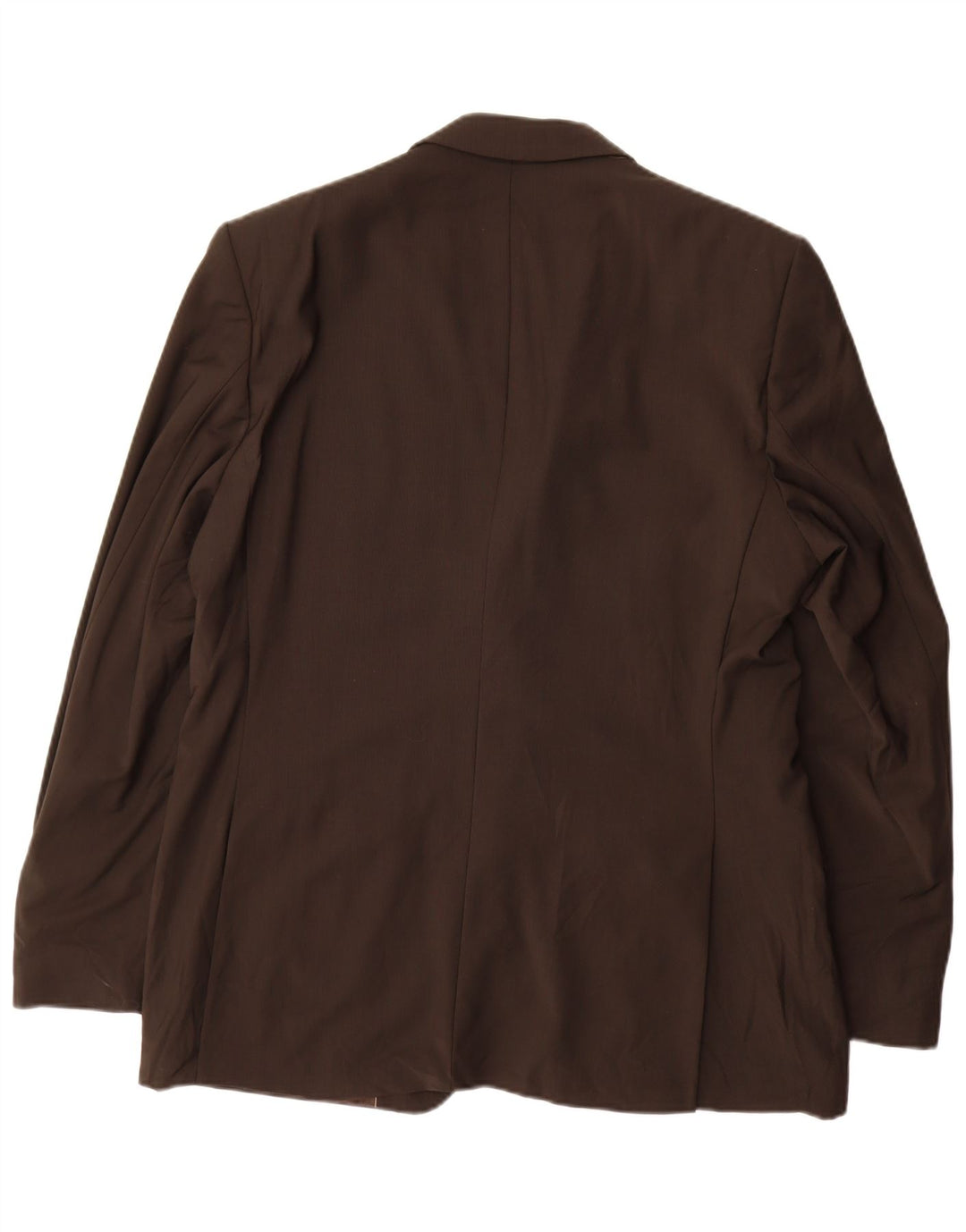 ZARA Herre 2-knaps blazerjakke EU 54 XL Brun Uld