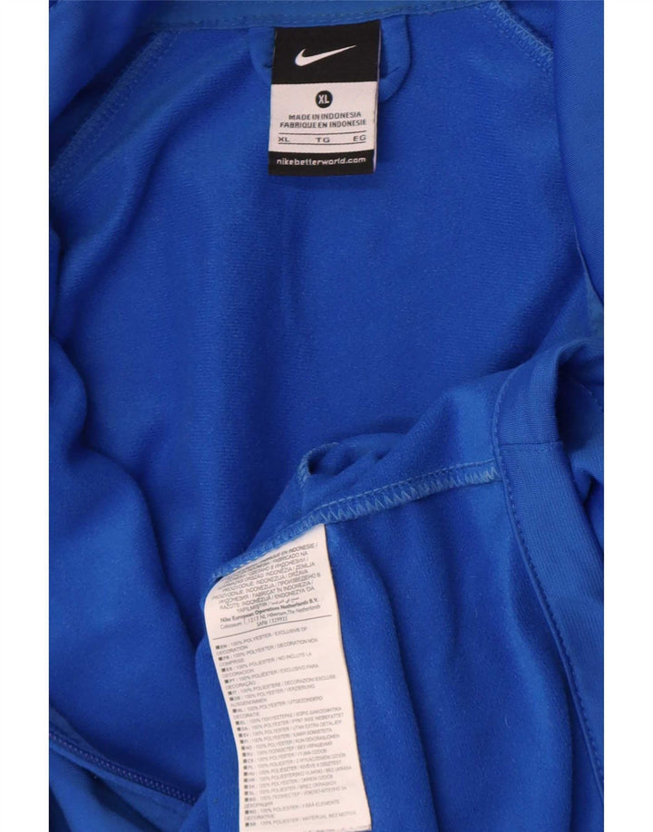 Nike træningsdragt topjakke til mænd XL blå polyester