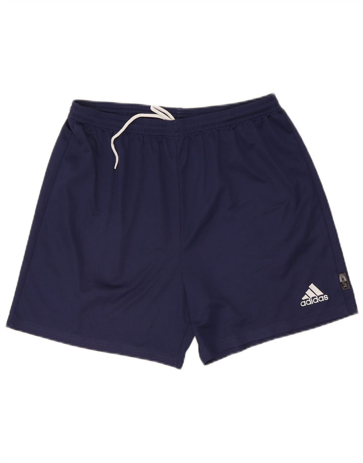 Adidas Herre Climalite Sportshorts store marineblå polyester
