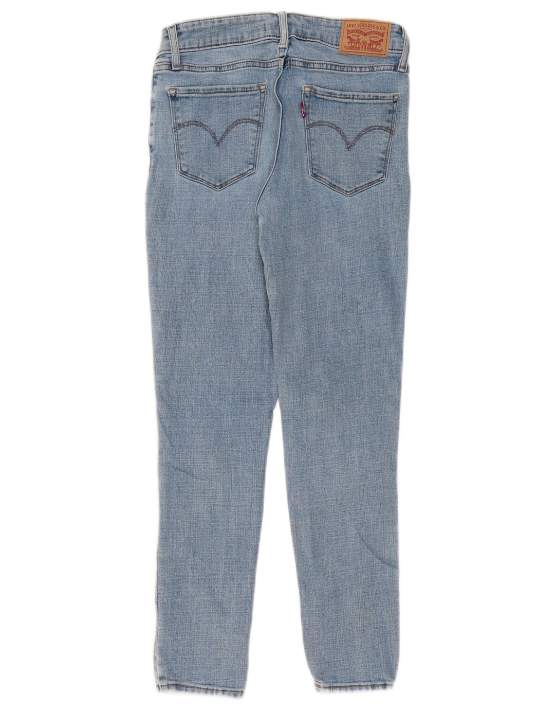 Levi's Dame 711 Skinny Jeans W26 L26 Blå Bomuld