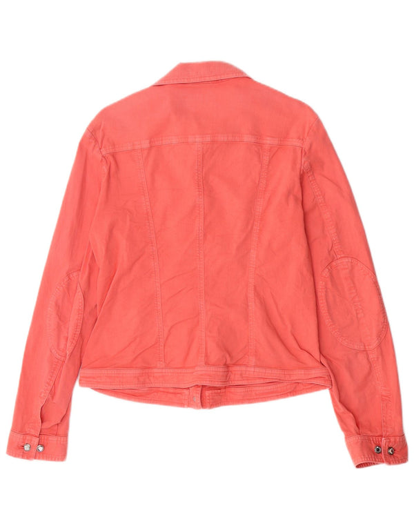 Paul & Shark Dame Yachting Denim Jacket UK 10 Small Pink