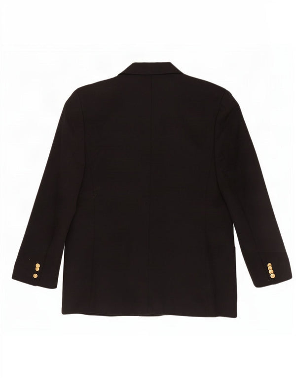 Marks & Spencer Dame Dobbeltradet Blazer Jacket UK 16 Large Navy Blue